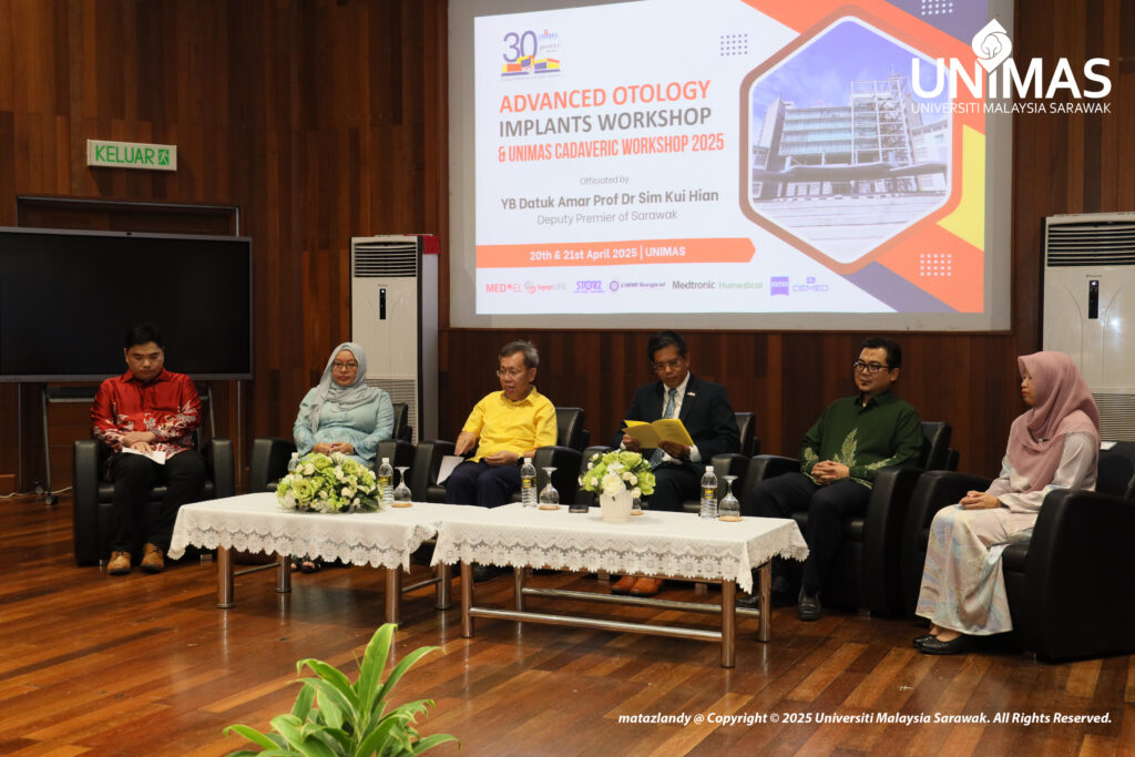 Majlis Perasmian UNIMAS ORL-HNS Cadaveric Dissection Course 2025