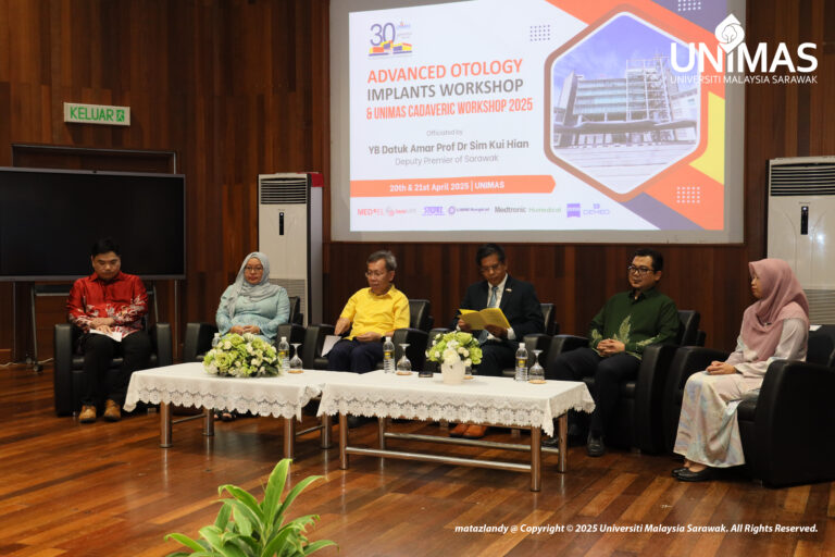 Majlis Perasmian UNIMAS ORL-HNS Cadaveric Dissection Course 2025