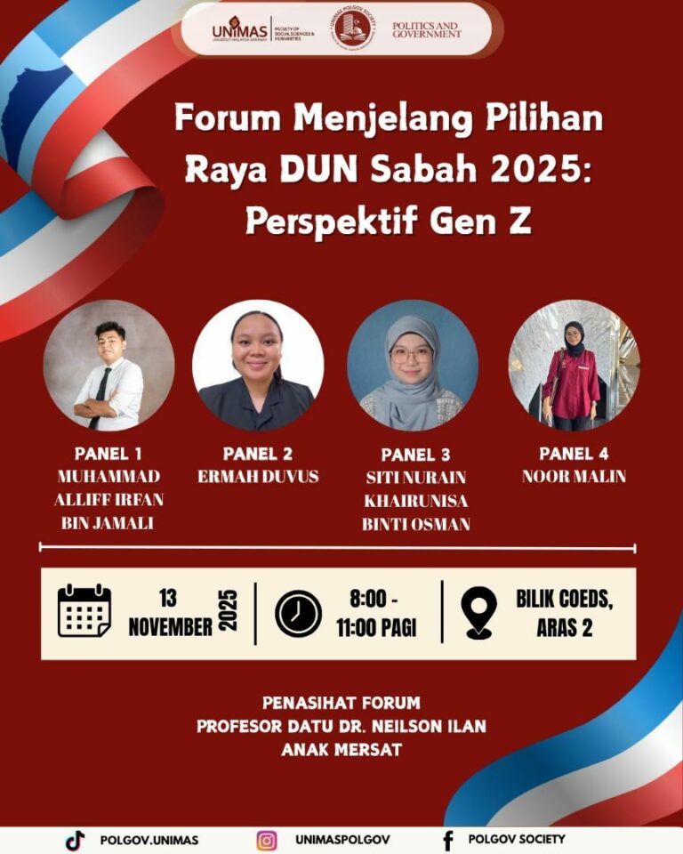 FORUM MENJELANG PRN SABAH POSTER